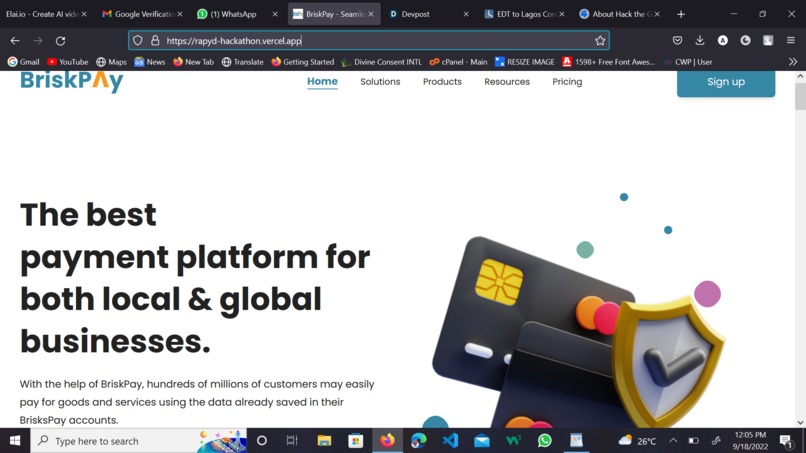 BriskPay – screenshot 1