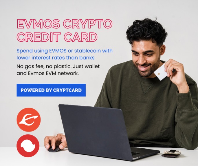 Evmos Crypto Credit Card – screenshot 1