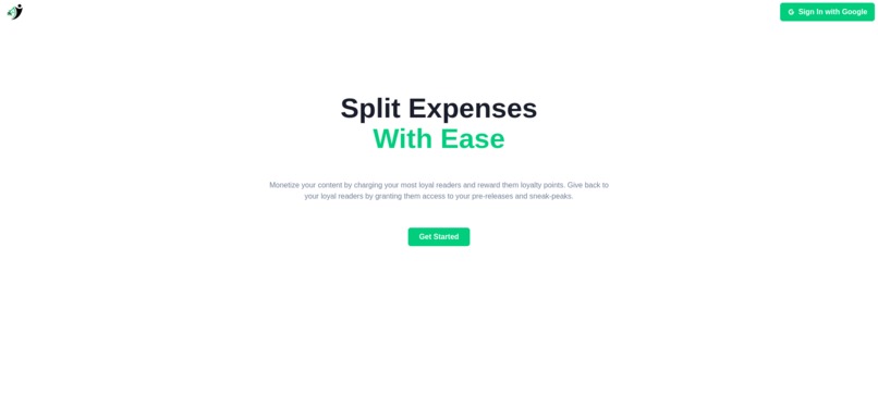 Rapyd-splits – screenshot 1