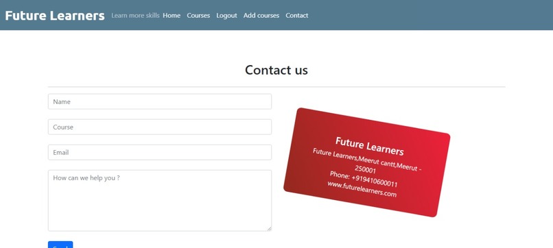 E learning platform – screenshot 2