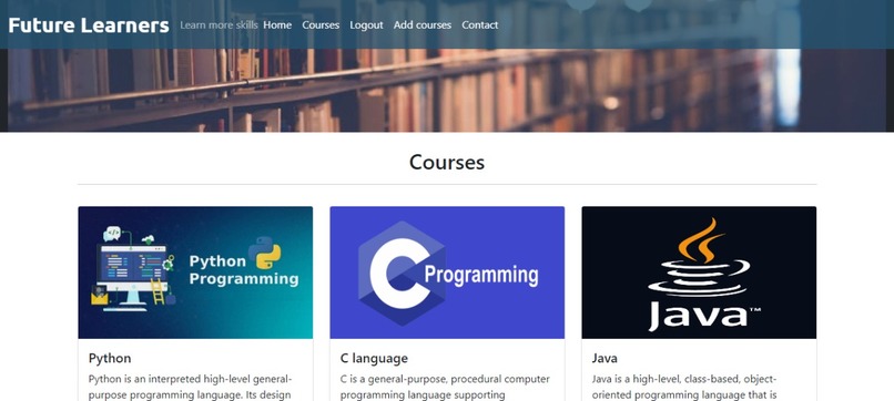 E learning platform – screenshot 5