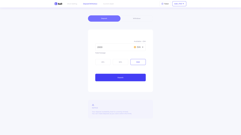 Sail protocol : One-click Defi – screenshot 4