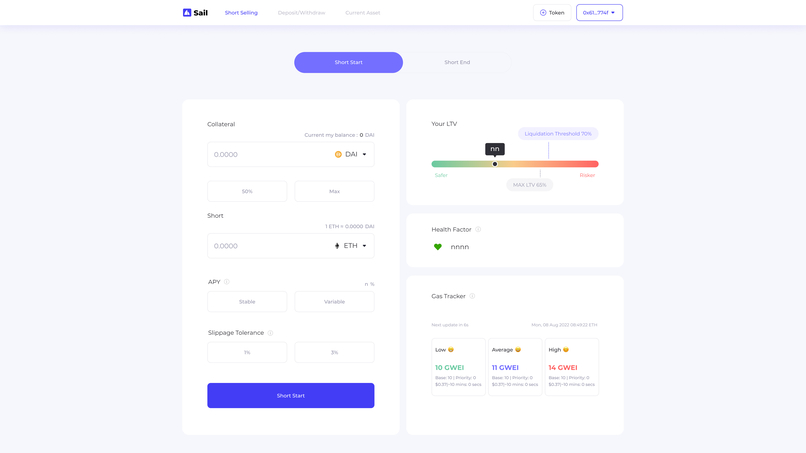 Sail protocol : One-click Defi – screenshot 2