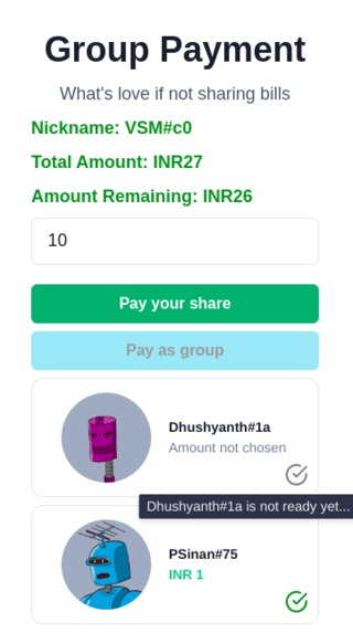 Rapyd-splits – screenshot 4