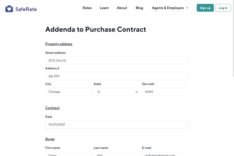 Home Purchase Contracts with HelloSign – screenshot 8