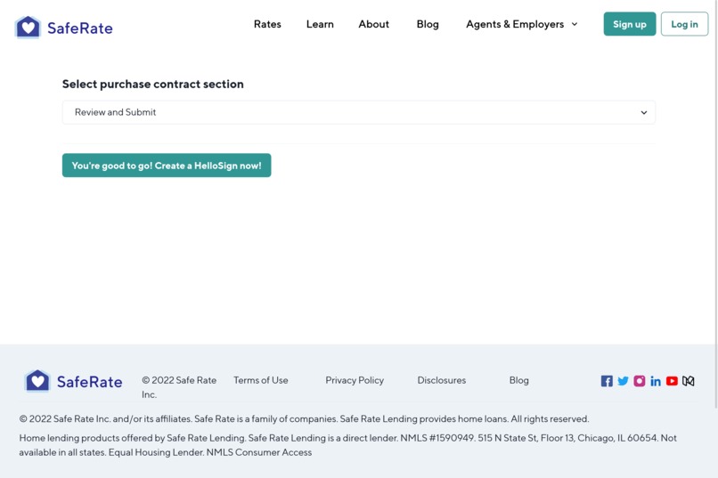 Home Purchase Contracts with HelloSign – screenshot 4