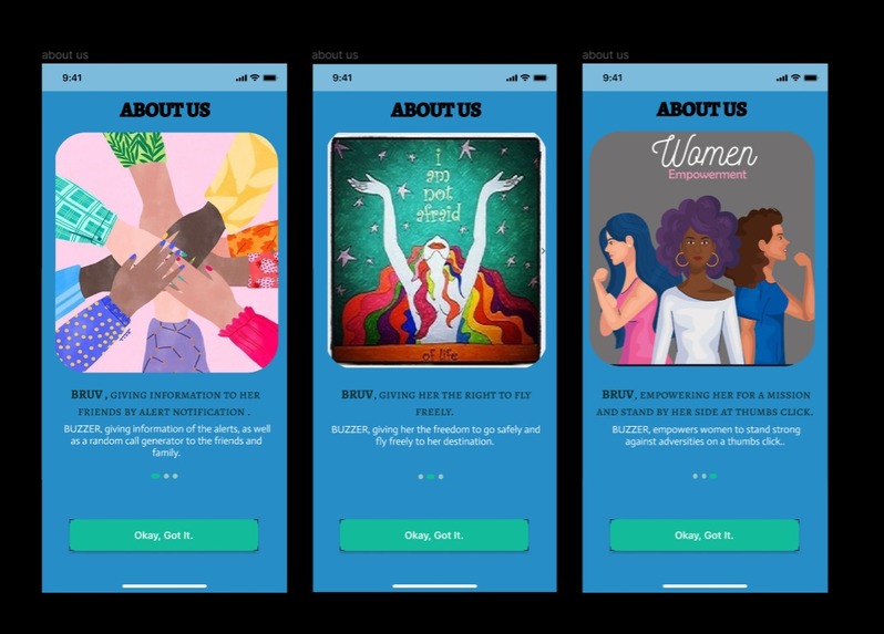 BRUV: The Women Safety App – screenshot 3