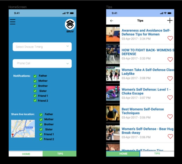 BRUV: The Women Safety App – screenshot 4
