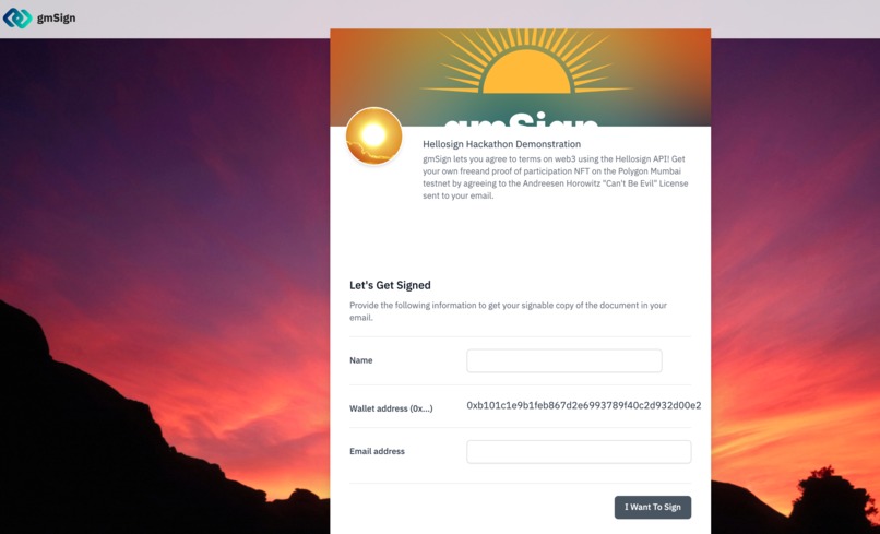 gmSign – screenshot 1
