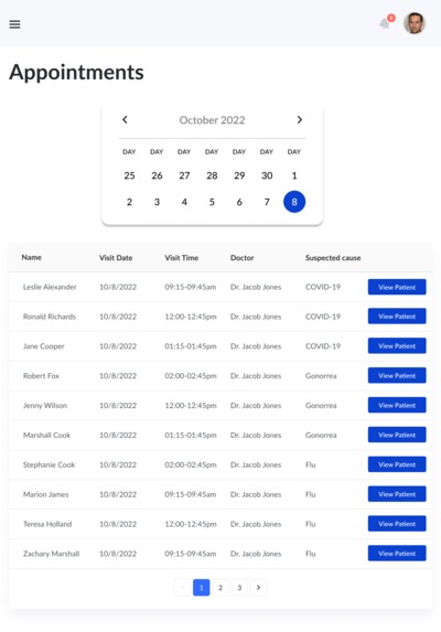 MedFlow – screenshot 2