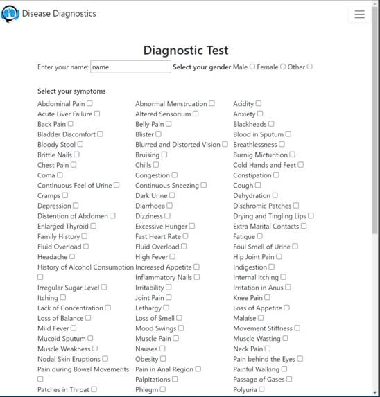 ZStars Disease Diagnostics Tool – screenshot 1