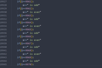 Find if a number is even or odd
