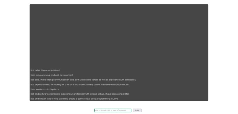 UHired – screenshot 1
