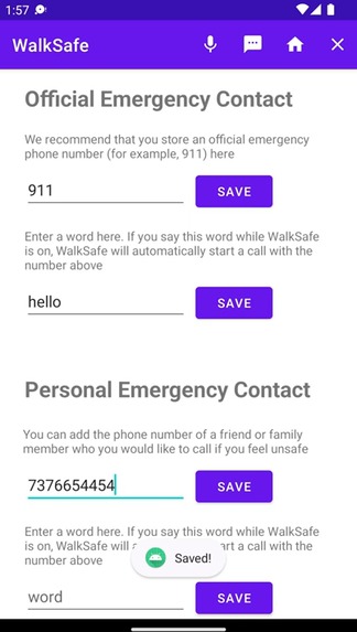 WalkSafe – screenshot 2