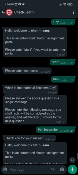 chat-n-learn – screenshot 3