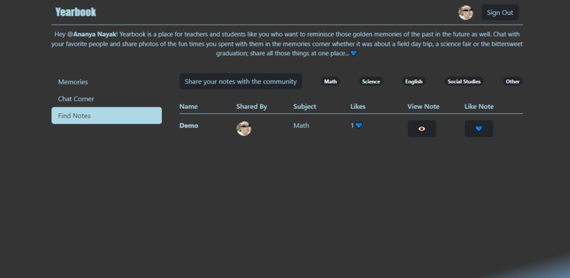Yearbook – screenshot 4