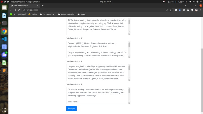 Profile Builder - Land your dream job(s) – screenshot 1