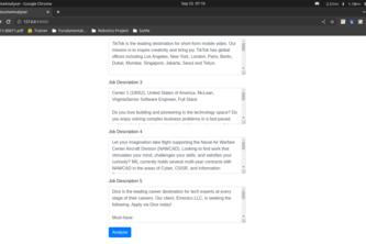 Profile Builder - Land your dream job(s)