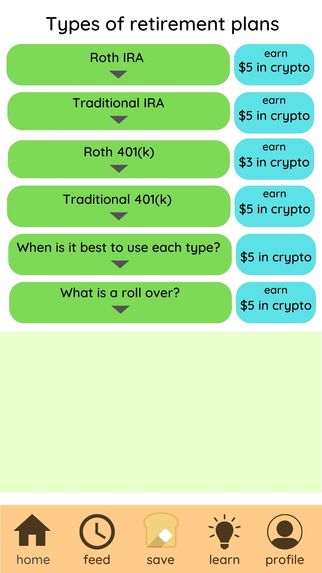 Breadstack retirement plan app – screenshot 4