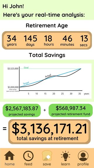 Breadstack retirement plan app – screenshot 7