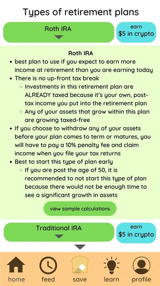 Breadstack retirement plan app – screenshot 8
