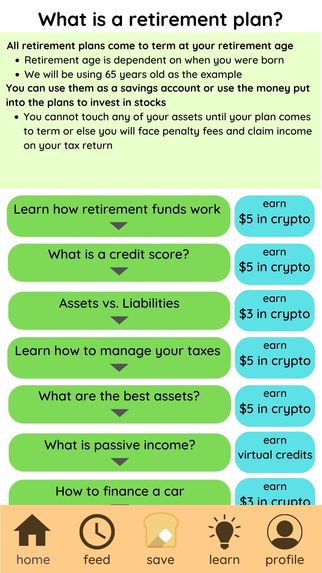 Breadstack retirement plan app – screenshot 9