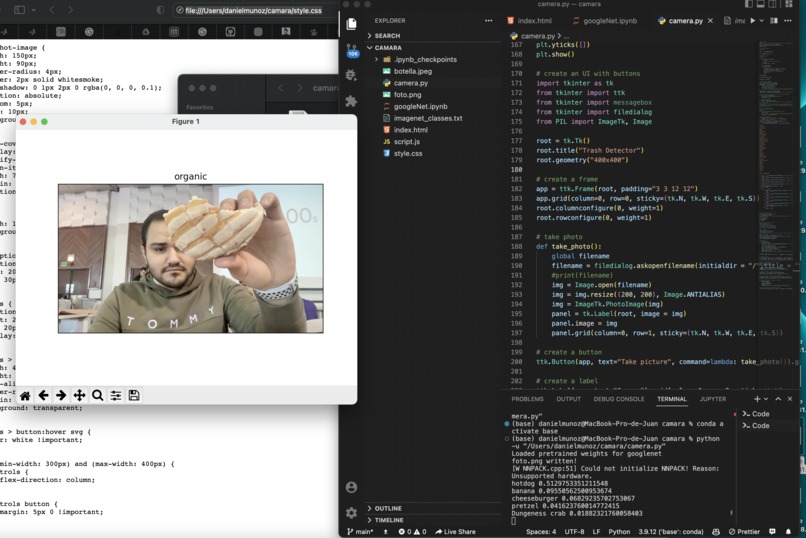 IA reconocimiento de desechos – screenshot 5