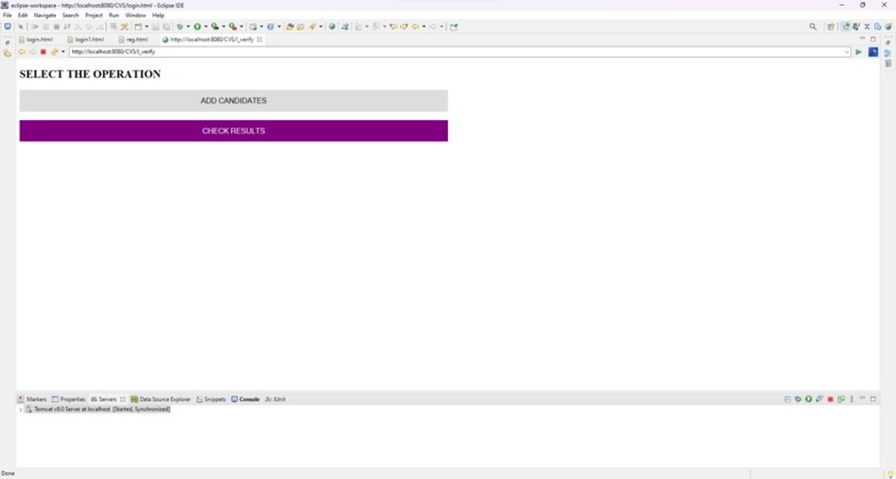 ONLINE ELECTION SYSTEM – screenshot 2