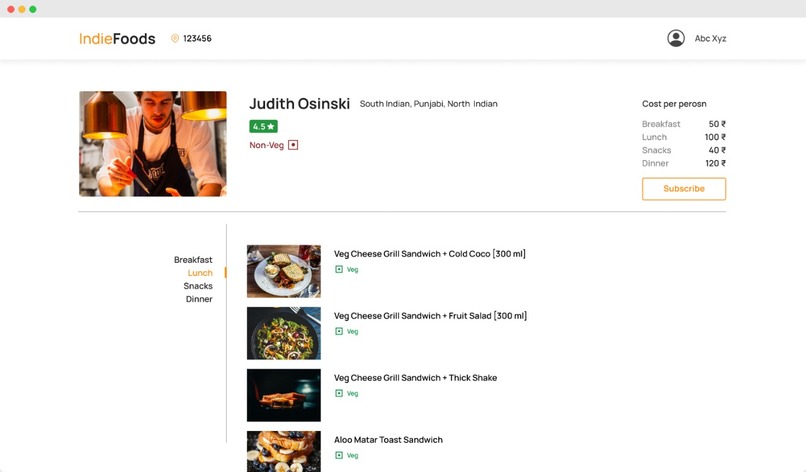 IndieFoods – screenshot 5