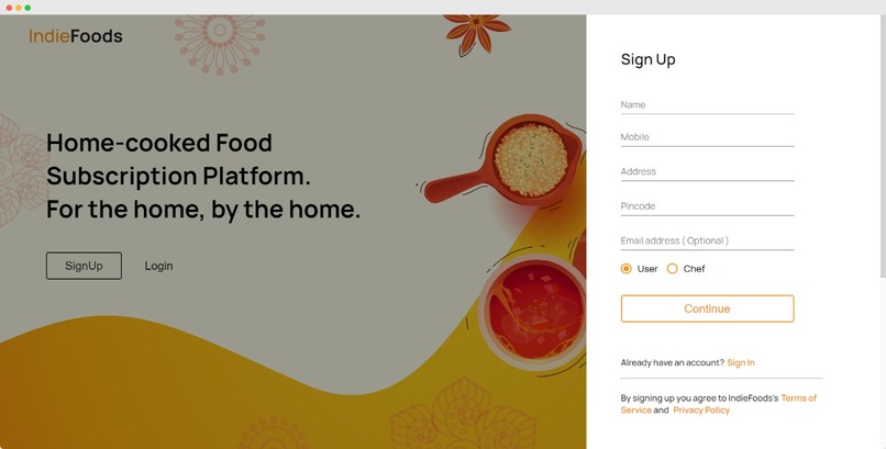 IndieFoods – screenshot 2