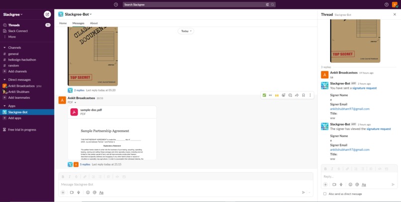 Slackgree – screenshot 2