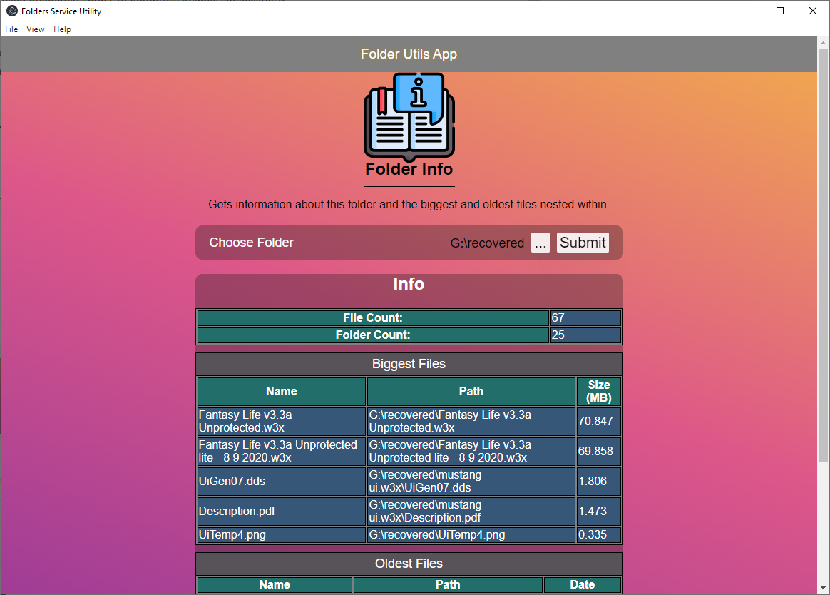 folder-services-utils-app-devpost