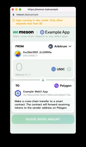 Meson-To : Inter-chain stablecoin transfer protocol for web3 – screenshot 3