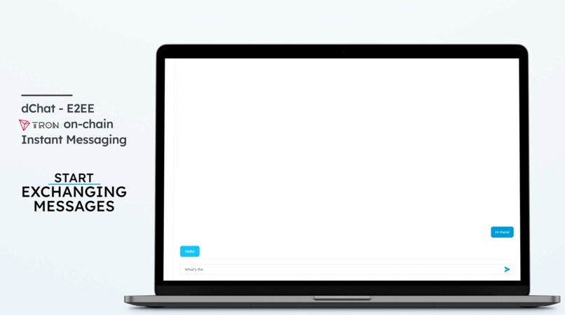 HolaChain, TRON L1 Secured W2W dChat Communication Framework – screenshot 6