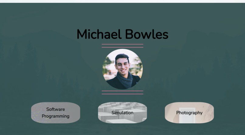 "Arts Students" Portfolio – screenshot 1