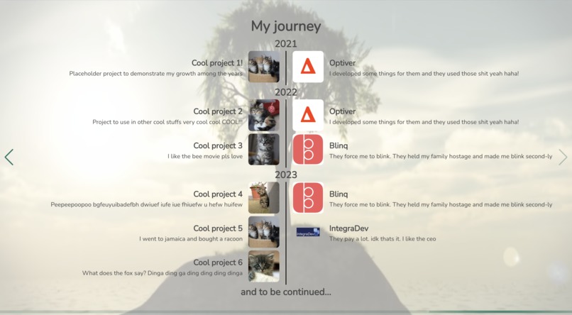 "Arts Students" Portfolio – screenshot 4