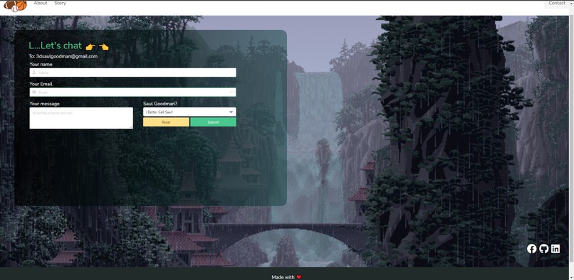 "Arts Students" Portfolio – screenshot 5