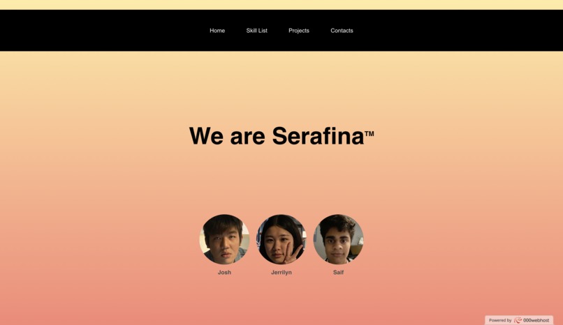 Serafina Portfolio – screenshot 1