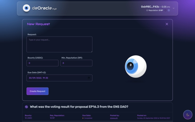 deOracle.xyz – screenshot 3