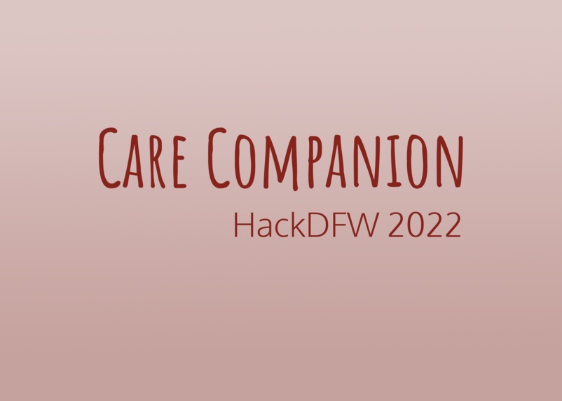 Care Companion – screenshot 1