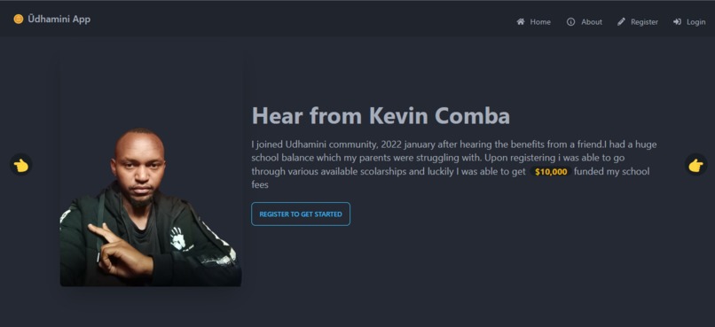 Udhamini Scholarship App – screenshot 5