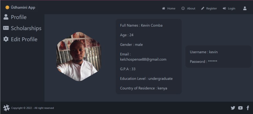 Udhamini Scholarship App – screenshot 6