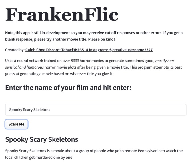 FrankenFlic – screenshot 1