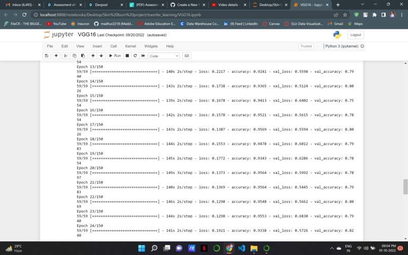 Multiclass Burn wound Classification – screenshot 9