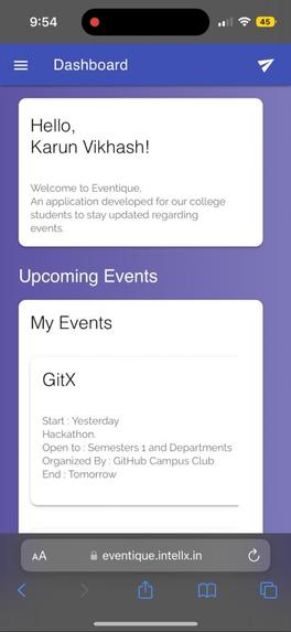 Eventique – screenshot 3