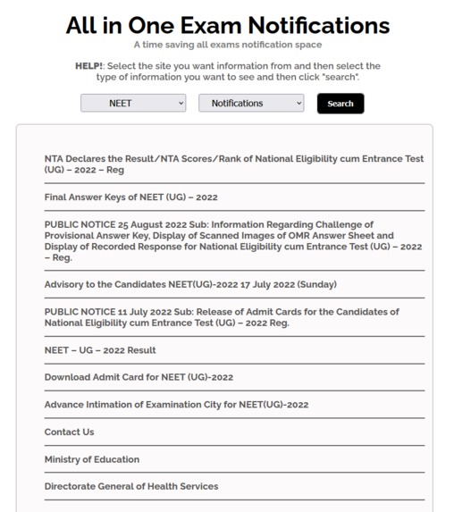 Exam Notification – screenshot 5
