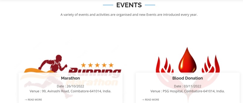 Website for NGO – screenshot 5
