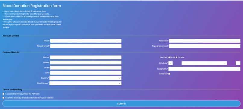 Website for NGO – screenshot 11