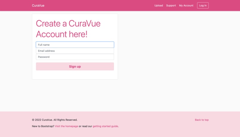 CuraVue – screenshot 2