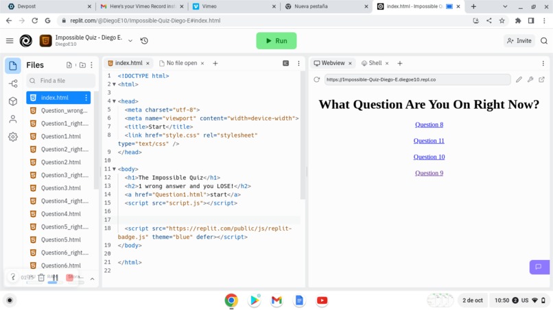Impossible Quiz - Escobar, Diego – screenshot 10